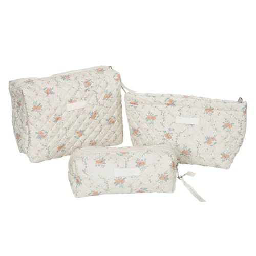 3X/Set Reise Kosmetiktaschen Set Große Kapazität Kulturbeutel Make Up Tasche Kosmetik Stifttasche Für Frauen Und Mädchen von MOIDHSAG