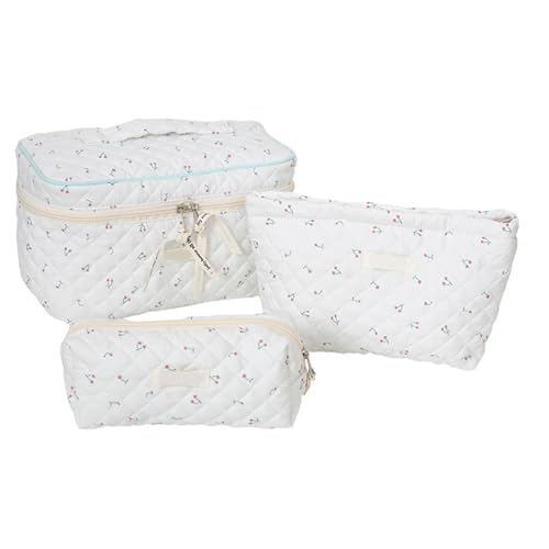 3X/Set Reise Kosmetiktaschen Set Große Kapazität Kulturbeutel Make Up Tasche Kosmetik Stifttasche Für Frauen Und Mädchen von MOIDHSAG