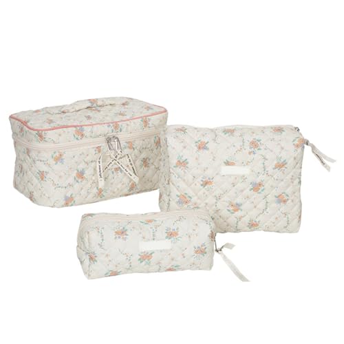 3X/Set Reise Kosmetiktaschen Set Große Kapazität Kulturbeutel Make Up Tasche Kosmetik Stifttasche Für Frauen Und Mädchen von MOIDHSAG