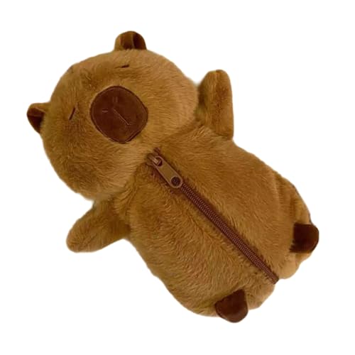 MOIDHSAG Plüsch Federmäppchen Mit Reißverschluss Stift Beutel Stift Reise Make Up Tasche Für Studenten Frauen Büro Schule Reisen von MOIDHSAG