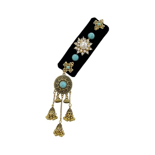 Modischer Quasten-Haarschmuck, einzigartige ethnische Haarspange mit Quasten-Anhänger für diejenigen, die unverwechselbare Stile lieben von MOIDHSAG