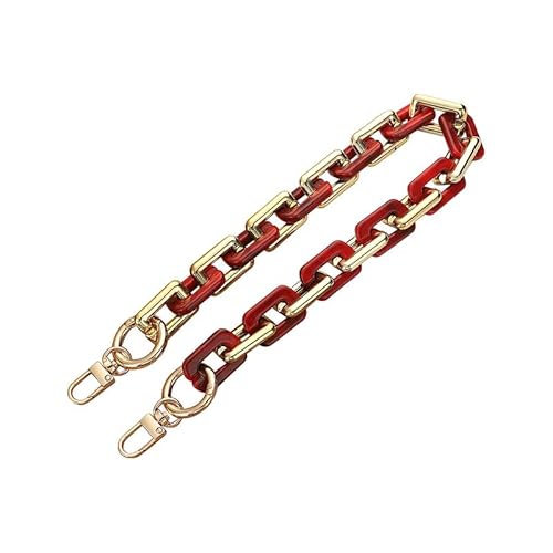 15.75" Acryl Geldbörse Gurt Ersatz Umhängetasche Gurt Geldbörse Geldbörse Kette Einkaufstasche Handtasche Geldbörse Zubehör Rot von MOISTRI