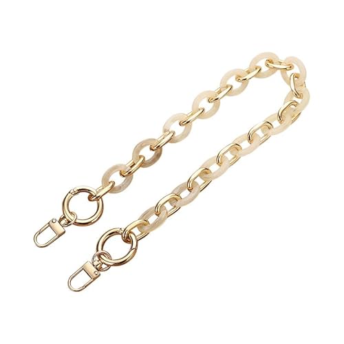 15.75" Umhängetasche Kette Acryl Geldbörse Gurte Ersatz Umhängetasche Brieftasche Kette Handtasche Geldbörse Zubehör Beige von MOISTRI