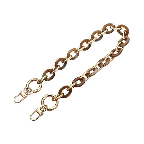 15.75" Umhängetasche Kette Acryl Geldbörse Gurte Ersatz Umhängetasche Brieftasche Kette Handtasche Geldbörse Zubehör Braun von MOISTRI