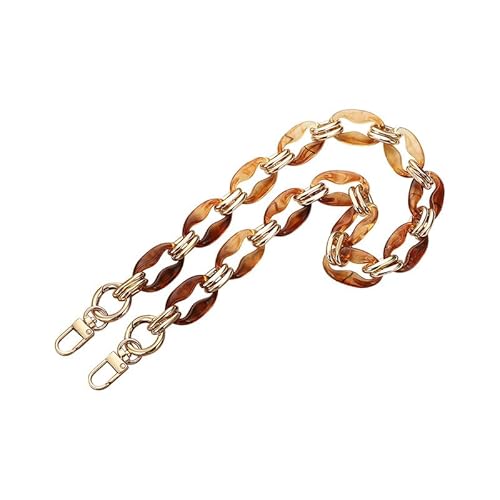 23.62" Damen Crossbody Handtaschen Kette Umhängetasche Geldbörse Gurte Ersatz Acryl Tasche Gurt Geldbörse Kette Riemen Braun von MOISTRI