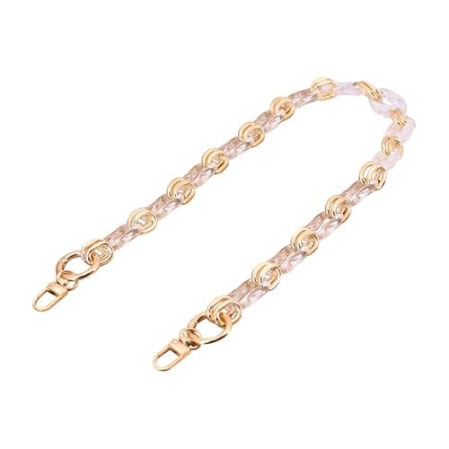 23.62" Damen Crossbody Handtaschen Kette Umhängetasche Geldbörse Gurte Ersatz Acryl Tasche Gurt Geldbörse Kette Riemen Durchsichtig von MOISTRI