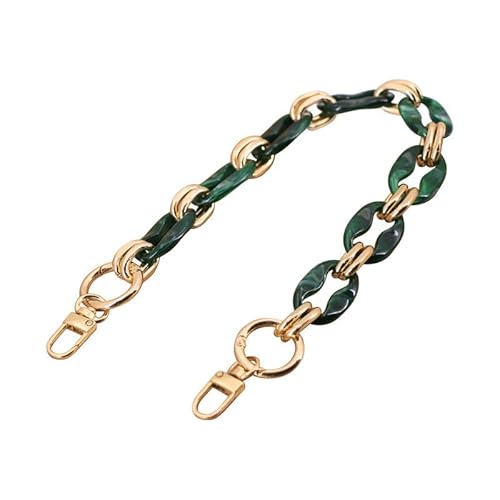 23.62" Damen Crossbody Handtaschen Kette Umhängetasche Geldbörse Gurte Ersatz Acryl Tasche Gurt Geldbörse Kette Riemen Grün von MOISTRI