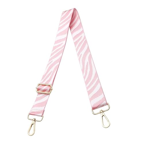 3.8cm/1.5" Wide Tasche Gurte Ersatz Crossbody Umhängetasche Geldbörse Gurt Zebra Gitarrengurt für Handtaschen Goldener Verschluss A1 von MOISTRI
