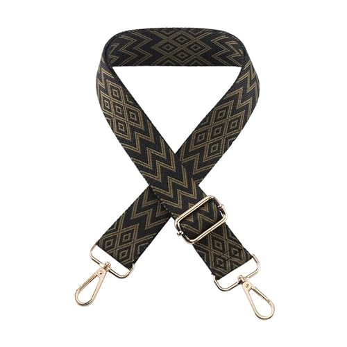 3.8cm/1.5" Wide Umhängetasche Gurt für Schulterhandtaschen Gepäckgurte Bestickte Geldbörse Riemen Ersatz Goldener Verschluss A7 von MOISTRI
