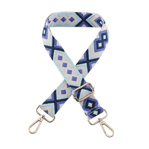 3.8cm/1.5" Wide Umhängetasche Gurt für Umhängetasche Handtaschen Gepäckgurte Ethnische Geldbörse Gurte Ersatz Schwarzer Verschluss A10 von MOISTRI