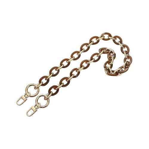 31.5" Umhängetasche Kette Acryl Geldbörse Gurte Ersatz Umhängetasche Brieftasche Kette Handtasche Geldbörse Zubehör Braun von MOISTRI