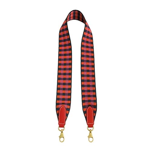 37.4" Geldbörse Gurt Plaid Tasche Gurt Ersatz Schulter Handtasche Gurt Gitarrengurt Schulter Geldbörse Gurt Goldener Verschluss Kaffee von MOISTRI