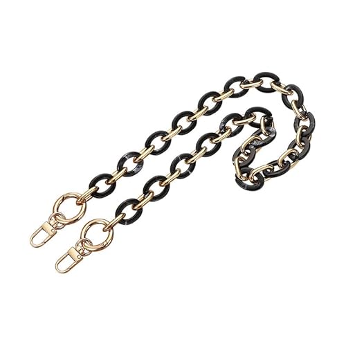 39.37" Umhängetasche Kette Acryl Geldbörse Gurte Ersatz Umhängetasche Brieftasche Kette Handtasche Geldbörse Zubehör Schwarz von MOISTRI