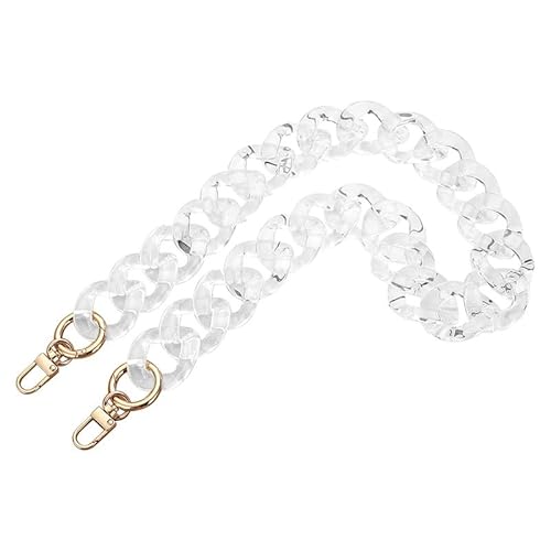 47.24" Geldbörse Gurte Ersatz Crossbody Geldbörse Zubehör für Acryl Tasche Gurt für Umhängetasche Handtasche Kette Durchsichtig von MOISTRI