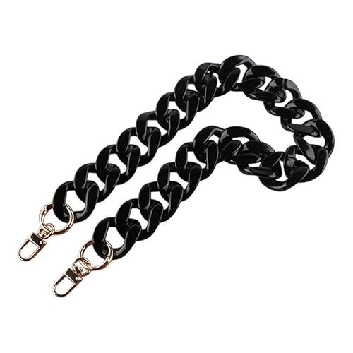 47.24" Geldbörse Gurte Ersatz Crossbody Geldbörse Zubehör für Acryl Tasche Gurt für Umhängetasche Handtasche Kette Schwarz01 von MOISTRI