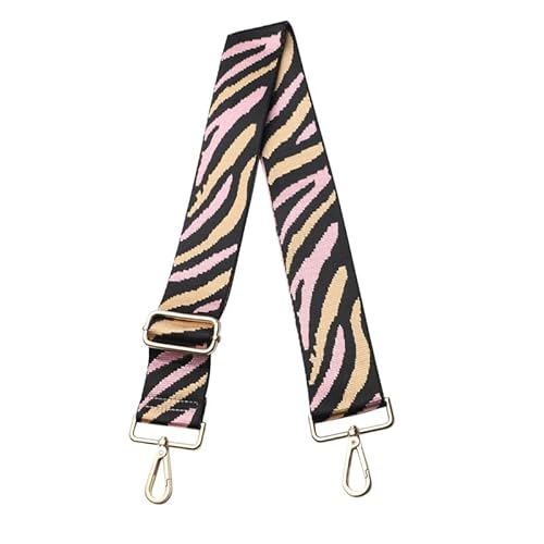 5cm/1.97" Wide Tasche Gurte Ersatz Crossbody Umhängetasche Geldbörse Gurt Zebra Gitarrengurt für Handtaschen Goldener Verschluss A26 5cm/1.97" Wide Tasche Gurte Ersatz Crossbody Umhängetasche Geldbörse Gurt Zebra Gitarrengurt für Handtaschen Goldener Verschluss A26 von MOISTRI