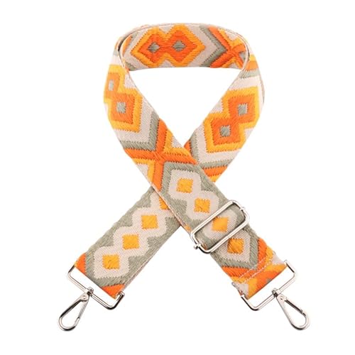 5cm/1.97" Wide Umhängetasche Gurt für Umhängetasche Handtaschen Gepäckgurte Ethnische Geldbörse Gurte Ersatz Schwarzer Verschluss A2 von MOISTRI