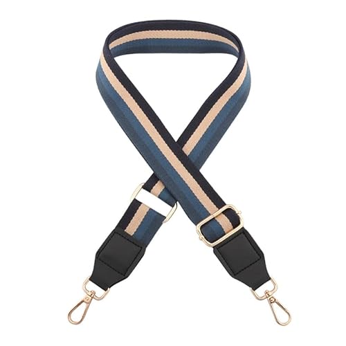 Geldbörse Gurt Ersatz Crossbody Geldbörse Gurt für Frauen Verstellbarer Handtaschengurt für Umhängetasche Streifen Schwarzer Verschluss A4-P1 von MOISTRI