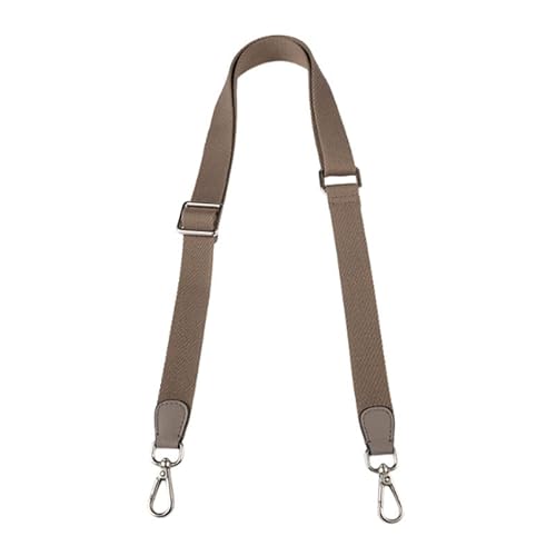 Geldbörse Gurt Ersatz Crossbody Universal Umhängetasche Gurt Verstellbare Geldbörse Gurte für Handtaschen Silberner Verschluss Dunkelgrau von MOISTRI