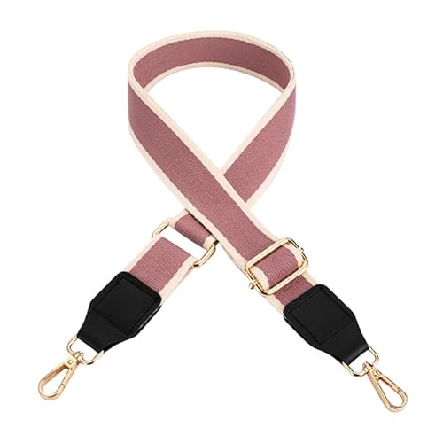 Geldbörse Gurt Ersatz Umhängetasche Gurt für Frauen Verstellbarer Handtaschengurt für Umhängetasche Schwarzer Verschluss J38 A4-P1 von MOISTRI