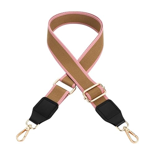 Geldbörse Gurt Ersatz Umhängetasche Gurt für Frauen Verstellbarer Handtaschengurt für Umhängetasche Schwarzer Verschluss J39-A6-P1 von MOISTRI