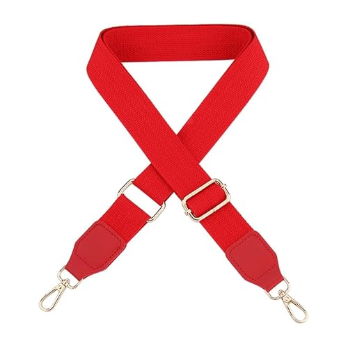 Geldbörse Gurte Ersatz Umhängetasche Gurt für Umhängetasche & Geldbörse Sling Handtasche Gurt Festes Muster Schwarzer Verschluss Rot von MOISTRI