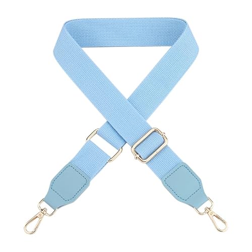 Geldbörse Gurte Ersatz Umhängetasche Gurt für Umhängetasche & Geldbörse Sling Handtasche Gurt Festes Muster Silberne Schließe Himmelblau von MOISTRI