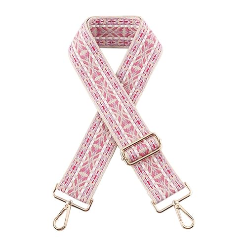 Geldbörse Riemen Ersatz Umhängetasche Jacquard Muster Breiter Schultergurt für Tasche Verstellbarer Riemen für Handtaschen Silberner Verschluss A3 von MOISTRI