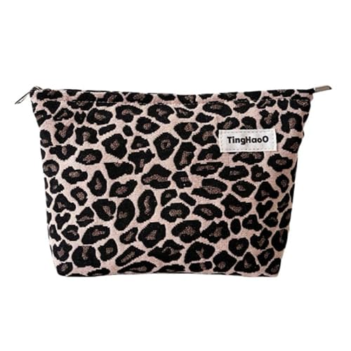 Kosmetiktasche für Frauen Damen Make-up Tasche ZippeRot Make-up Organizer Reise Kulturbeutel Make-up Tasche (Klein) Aprikose von MOISTRI