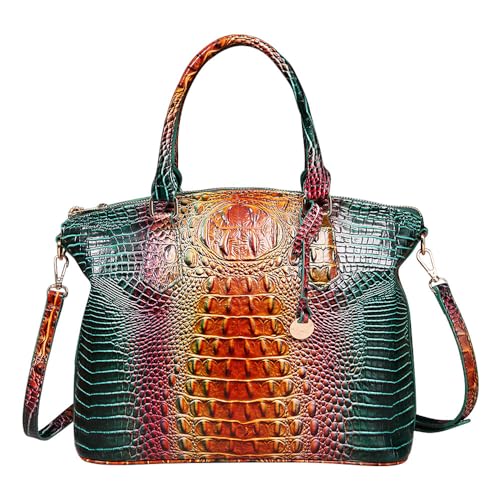 Krokodil Leder Top Handle Tasche Mode Tote Hobo Handtaschen Umhängetaschen Umhängetaschen für Frauen Umhängetasche Geldbörse Stil 13# von MOISTRI