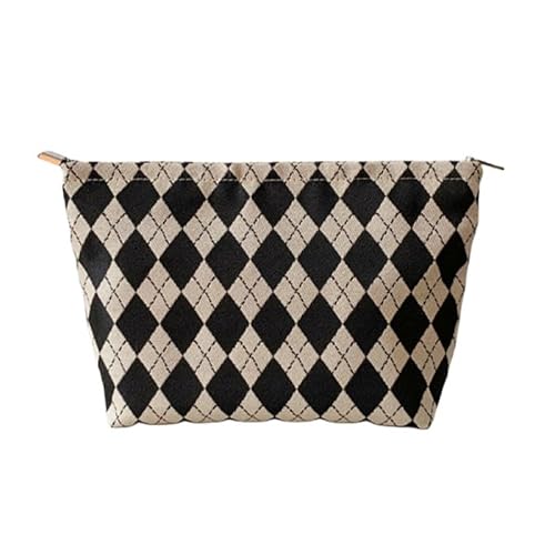 Make-up-Organizer Rhombic Make-up-Tasche für Frauen Damen Mädchen Reise-Kulturbeutel für Reise-Essentials Taschen für Frauen (Mittel) von MOISTRI