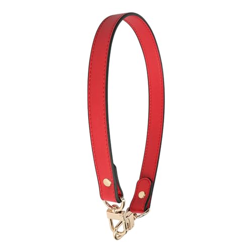 Schultergurte für Taschen Armbandband Geldbörse Kettenriemen Dicker Geldbörsengurt Schulterriemen Geldbörsengriffe Goldener Verschluss Rot von MOISTRI