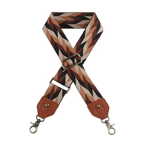 Tasche Gurt Retro Geldbörse Gurte Ersatz Crossbody Gürtel für Damen Schulter Handtaschen Gurt Schwarzer Verschluss KJ181-A13-AP2-GT von MOISTRI