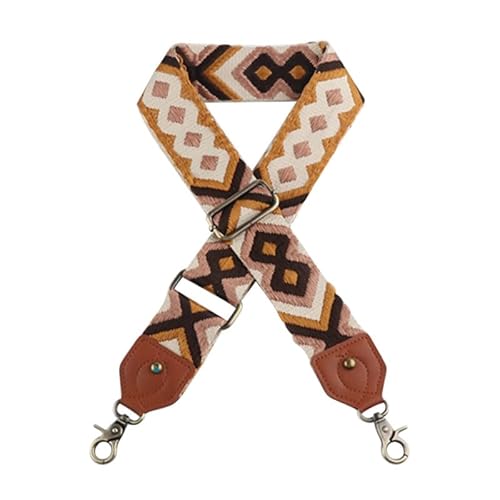 Tasche Gurt Retro Geldbörse Gurte Ersatz Crossbody Gürtel für Damen Schulter Handtaschen Gurt Schwarzer Verschluss KJ182-A11-AP2-GT von MOISTRI