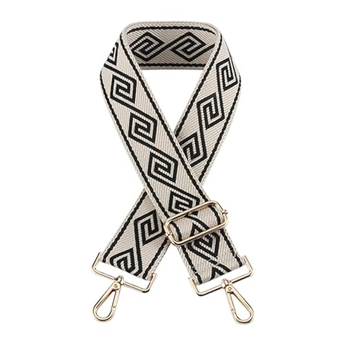 Tasche Gurte Ersatz Umhängetasche Geldbörse Gurt für Schulter Handtaschen Gepäckgurt für Schultertasche Geldbörse Schwarzer Verschluss A4 von MOISTRI