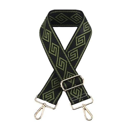 Tasche Gurte Ersatz Umhängetasche Geldbörse Gurt für Schulter Handtaschen Gepäckgurt für Schultertasche Geldbörse Schwarzer Verschluss A8 von MOISTRI