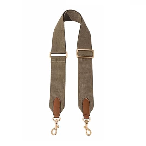 Taschengurte Ersatz Crossbody Verstellbare Gurte für Handtaschen Breiter Schultergurt für Geldbörsen Goldener Verschluss Grau von MOISTRI