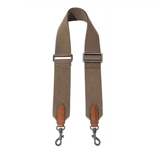 Taschengurte Ersatz Crossbody Verstellbare Gurte für Handtaschen Breiter Schultergurt für Geldbörsen Schwarzer Verschluss Grau von MOISTRI