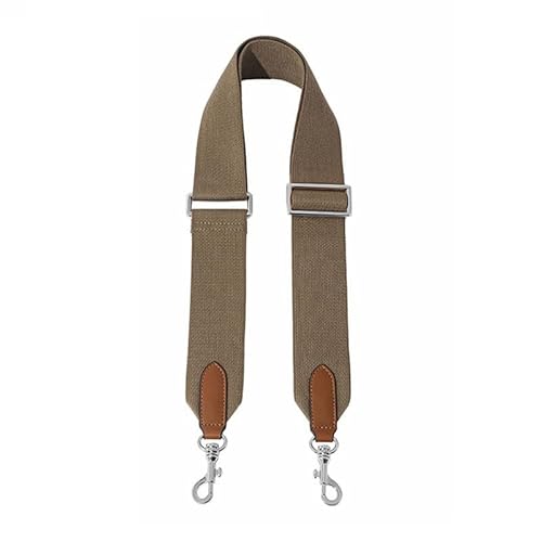 Taschengurte Ersatz Crossbody Verstellbare Gurte für Handtaschen Breiter Schultergurt für Geldbörsen Silberner Verschluss Grau von MOISTRI