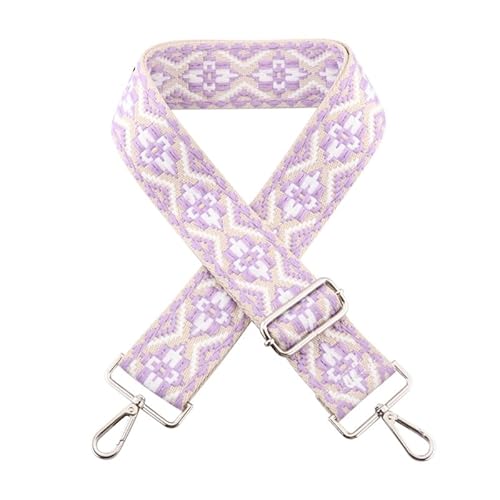 Umhängetasche Gurt für Schulter Handtaschen Sling Bag Geldbörse Gurte Ersatz Jacquard Webart Gepäckgurte Goldener Verschluss A11 von MOISTRI