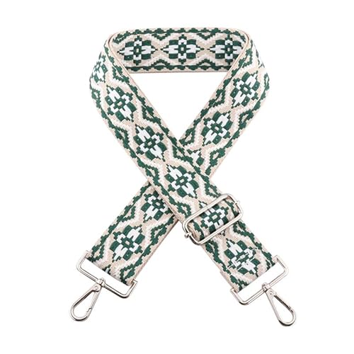Umhängetasche Gurt für Schulter Handtaschen Sling Bag Geldbörse Gurte Ersatz Jacquard Webart Gepäckgurte Goldener Verschluss A12 von MOISTRI