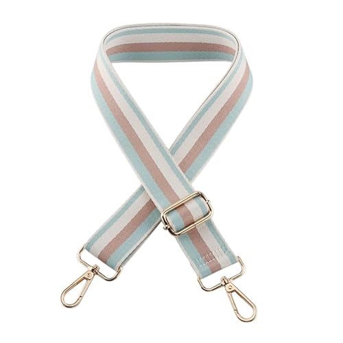 Umhängetasche Gurt für Schulter Handtaschen Umhängetasche Gürtel Gepäckgurte Streifen Geldbörse Gurte Ersatz Goldener Verschluss A3 von MOISTRI