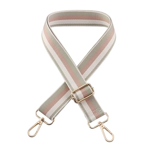 Umhängetasche Gurt für Schulter Handtaschen Umhängetasche Gürtel Gepäckgurte Streifen Geldbörse Gurte Ersatz Goldener Verschluss A4 von MOISTRI