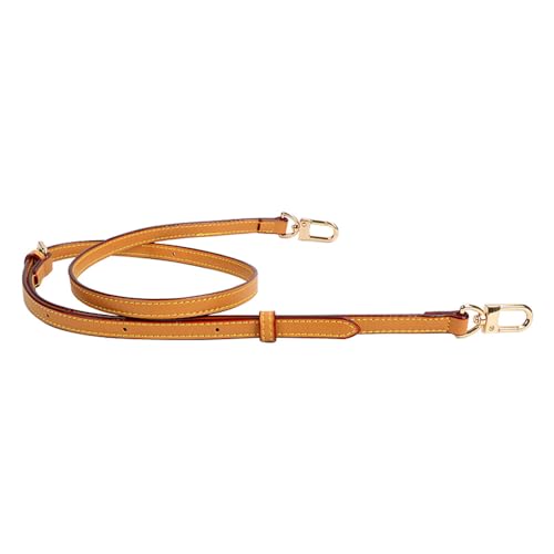 Verstellbare Ersatz-Coach Handtaschen Riemen Lederriemen für Geldbörse Goldener Verschluss Stil #6 Rot Geölter Rand 1.2cm/0.5" Breit von MOISTRI