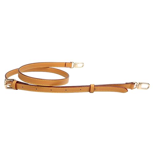 Verstellbare Ersatz-Coach Handtaschen Riemen Lederriemen für Geldbörse Goldener Verschluss Stil #7 Rot Geölter Rand 1.5cm/0.6" Breit von MOISTRI