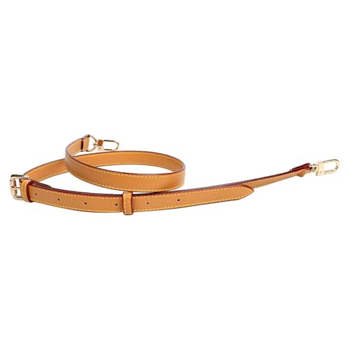 Verstellbare Ersatz-Coach Handtaschen Riemen Lederriemen für Geldbörse Goldener Verschluss Stil #8 Rot Geölter Rand 1.8cm/0.7" Breit von MOISTRI