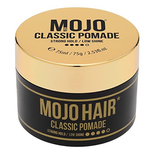 MOJO Hair Faserformer | Pomade für Männer | starker Halt leichter Glanz 75 ml (1 Pack) von MOJO Hair