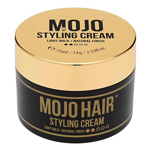 MOJO Hair Styling-Creme | Light Hold Natural Matte Finish | Haarcreme für Männer & Frauen 75 ml (1 Pack) von MOJO Hair