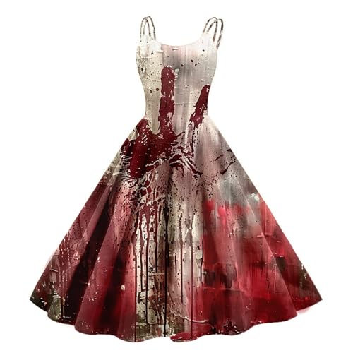 MOKBAY Halloween Kostüm Frau Kleidung Gruselige Kostüm Halloweenkostüm Lustig Vampire Kleider Übergröße Vampir Partykleid Medieval Scary Clown Kleid Cosplay Costume Rotes Kleid Halloween S MOKBAY Halloween Kostüm Frau Kleidung Gruselige Kostüm Halloweenkostüm Lustig Vampire Kleider Übergröße Vampir Partykleid Medieval Scary Clown Kleid Cosplay Costume Rotes Kleid Halloween S von MOKBAY