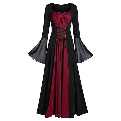 Viktorianisches Kostüm Damen Mittelalter Gothic Große Größen Kleid Schwarzes Halloween Hexe Renaissance Medieval Dress Cosplay Kleider Halloween Kostüm Gothic XXL Viktorianisches Kostüm Damen Mittelalter Gothic Große Größen Kleid Schwarzes Halloween Hexe Renaissance Medieval Dress Cosplay Kleider Halloween Kostüm Gothic XXL von MOKBAY